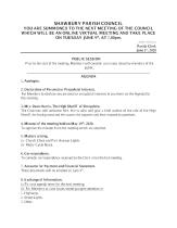 SHAWBURY PARISH COUNCIL Agenda 09_06_20